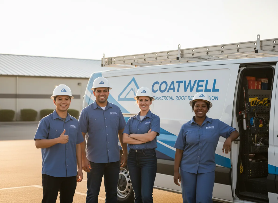 Commercial roof coating company in Mendota, CA